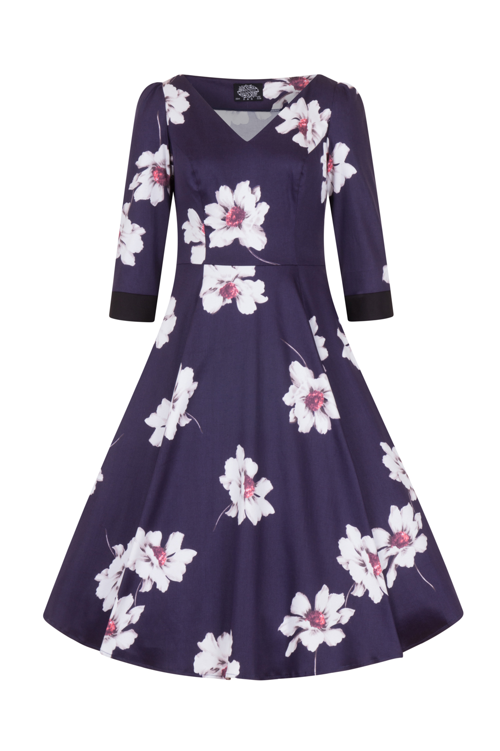 Midnight Purple Swing Dress